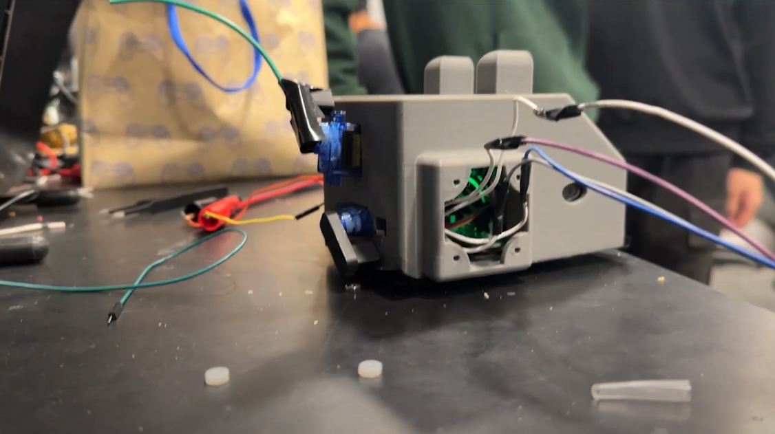 Treat dispensing demo